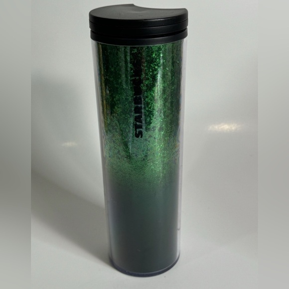 Starbucks 2019 Holiday Green Glitter Tumbler 16oz - Picture 1 of 7